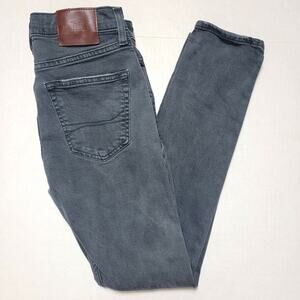 Hollister Distressed Grey Super Skinny Jeans SZ 28